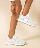 Witte sneakers met strass details – trendy & comfortabel_