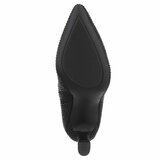 Zwart daimen enkellaarsje Adiva met strass_