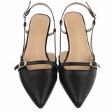 Elegante slingback hakken Charouse met puntneus – zwart_