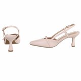 Elegante slingback hakken Charouse met puntneus – roze_