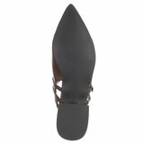 Elegante slingback hakken Meriam met dubbele bandjes – bruin_