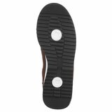 Sportieve bruine sneakers Chelsy met beige accenten_