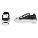 Zwarte lage  sneaker Herma_