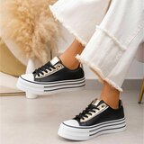 Zwarte lage  sneaker Herma_