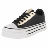 Zwarte lage  sneaker Herma_