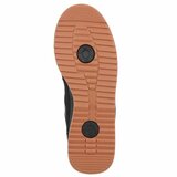 Baskets noires sportives Chelsy avec détails marron_