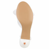 Witte hak sandalen Charmy met strikdetail_