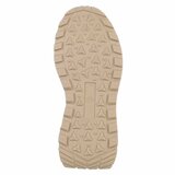 Beige sneakers Phea met platformzool en kaki details_