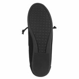 Zwarte suédine bootschoenen met strikdetail-Anke_