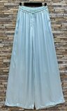 Pantalon bleu clair en satin  _