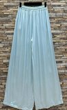 Pantalon bleu clair en satin  _