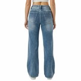 Jean flare bleu avec lavage vintage_