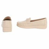 Mocassins beiges à semelle confortable-Anika_