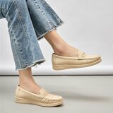 Mocassins beiges à semelle confortable-Anika_