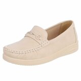 Mocassins beiges à semelle confortable-Anika_