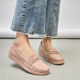 Mocassins rose à semelle confortable-Anika_