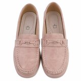 Mocassins rose à semelle confortable-Anika_