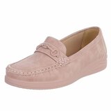 Mocassins rose à semelle confortable-Anika_