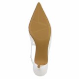 Escarpins slingback blancs élégants en dentelle-Mary_