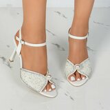 Elegante witte sandalen met parels en strass-Amberly_
