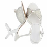 Elegante witte sandalen met parels en strass-Amberly_