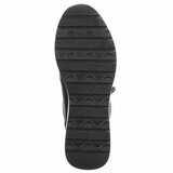 Baskets noires à semelle compensée avec détails dorés-Ingeborg_