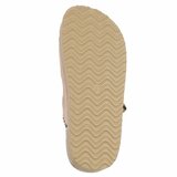 Lichtblauwe plateau slippers met dubbele gesp-Dita_