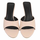 Beige mule met elegante kitten heel-Elvita_