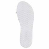 Champagne plateau sandalen met strass en elastische hielband-Samira_