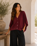 Bordeaux gilet in satin  _