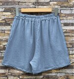 Superzachte lyocell short lichtblauw_