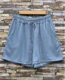 Superzachte lyocell short lichtblauw_