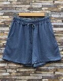 Superzachte lyocell short donkerblauw_