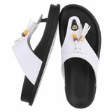 Witte teensandalen met kwastjes en kralendetail-Maureen_