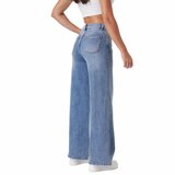 Lichtblauwe wide leg jeans_