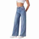 Lichtblauwe wide leg jeans_