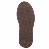 Bruine sneakers met strassdetails en plateauzool-Marcy_