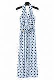 Polkadot jumpsuit met wijde pijpen-lichtblauw-zwart_