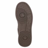 Bruine lage sneaker Hesly met beige strepen_