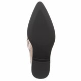 Beige suède westernlaarzen voor dames-Reya_