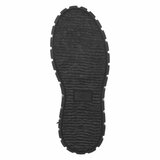 Bottines noires à lacets avec imprimé léopard et semelle chunky-Bintou_