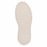 Beige veterboots met snakeprint en chunky zool-Bintou_