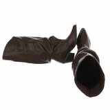 Bruine cowboylaarzen met geplooide schacht-Darcy_