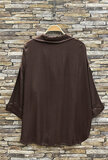 Satijnen hemdblouse-bruin_