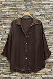 Satijnen hemdblouse-bruin_