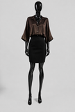 Satijnen hemdblouse-bruin_