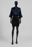 Satijnen hemdblouse-donkerblauw_
