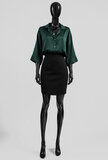 Satijnen hemdblouse-groen_