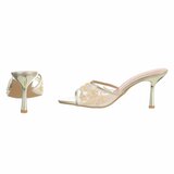 Gouden mules met parels en bloemen-Benthe_
