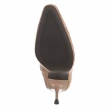Taupe suède enkellaarzen met elegante stilettohak-Tabitha_